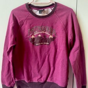 Patagonia pink crewneck